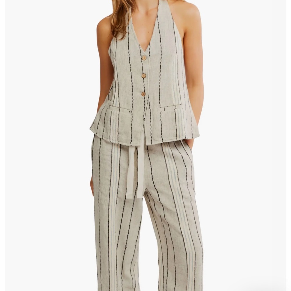 Free People “Take Me To Paris” linen set